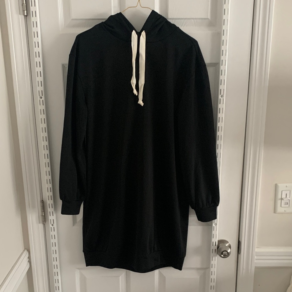 Black Hoodie Dress